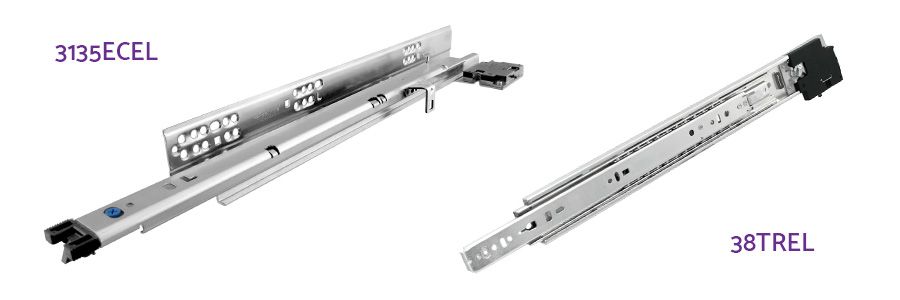 3135ECEL & 38TREL Electronic Locking Slides