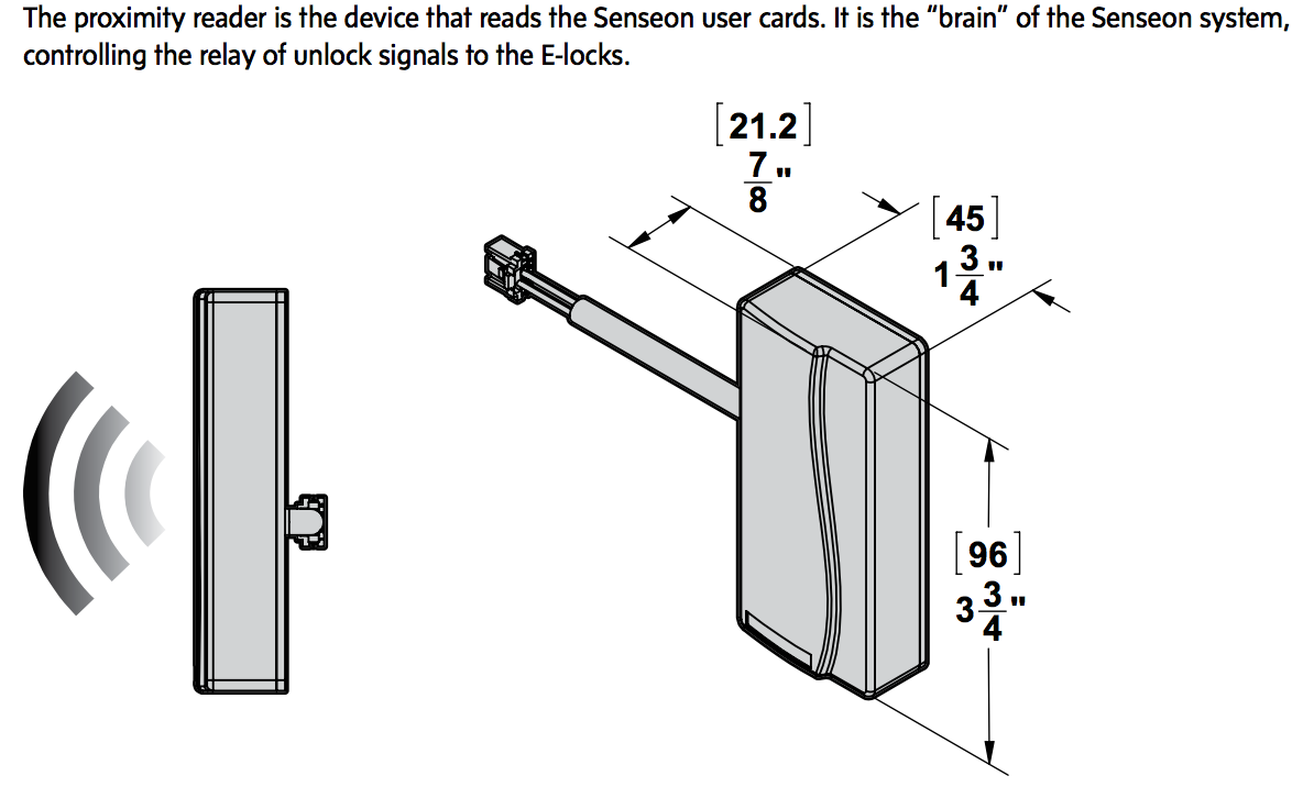 Senseon rfid reader is the brain of the system
